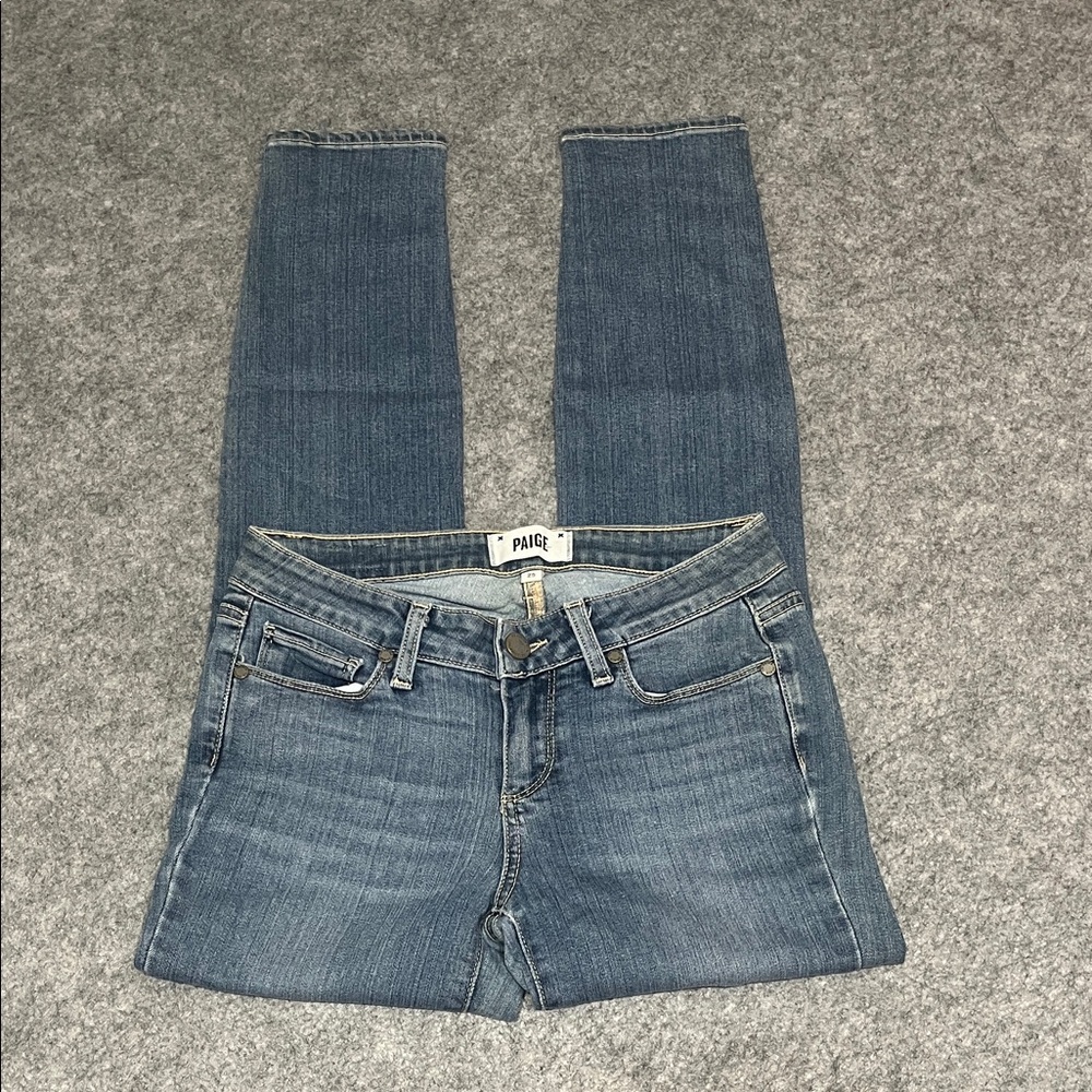 PAIGE Classic Blue Skinny Jeans Verdugo Ankle
